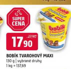 BOBÍK TVAROHOVÝ MAXI 130 g