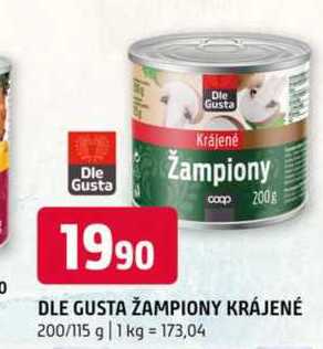 DLE GUSTA ŽAMPIONY KRÁJENÉ 200/115 g