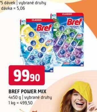BREF POWER MIX 4x50 g