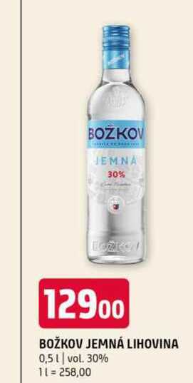 BOŽKOV JEMNÁ LIHOVINA 0,5 l