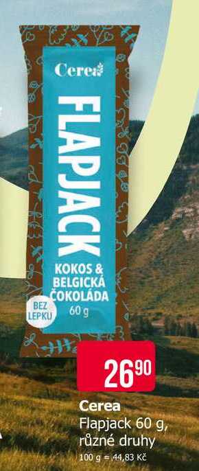Cerea Flapjack 60 g, různé druhy 