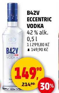 B42V ECCENTRIC VODKA 42% alk., 0,5 l