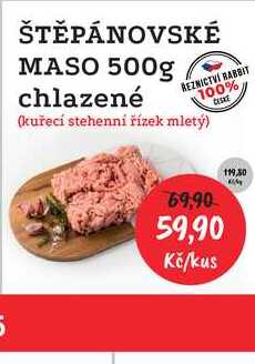 ŠTĚPÁNOVSKÉ MASO 500g chlazené