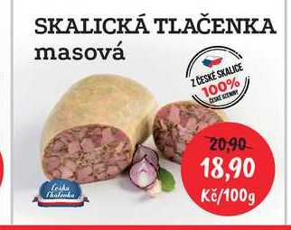 SKALICKÁ TLAČENKA masová 100g 