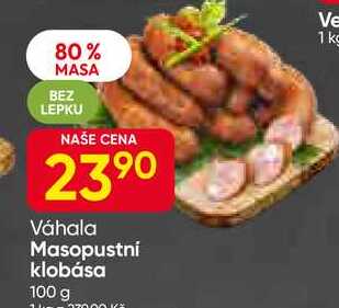 Masopustní klobása 100 g