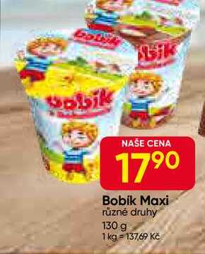 Bobik Maxi různé druhy 130 g 