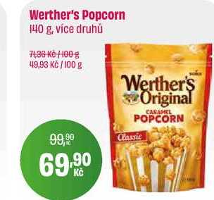 Werther's Popcorn 140 g, více druhů 