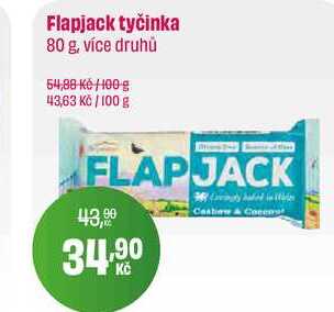 Flapjack tyčinka 80 g, více druhů 