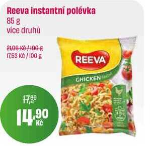 Reeva instantní polévka 85 g více druhů 