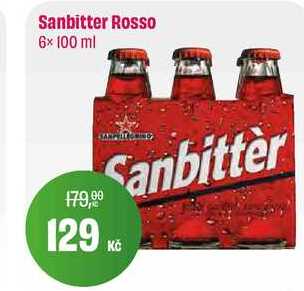 Sanbitter Rosso 6x 100 ml