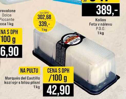 Marqués del Castillo kozí sýr s bílou plísní 1 kg