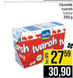 Ekomilk tvaroh 250 g
