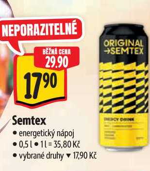   Semtex energetický nápoj  0,5 l