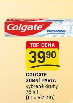 COLGATE ZUBNÍ PASTA vybrané druhy 75 ml