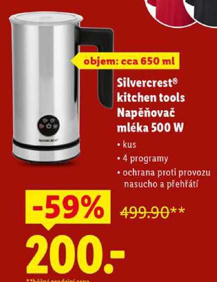 Silvercrest kitchen tools Napěňovač mléka 500 W