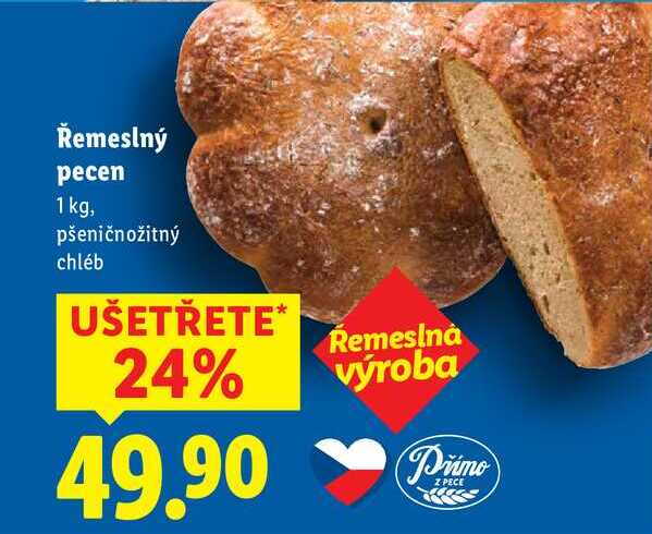 Řemeslný pecen, 1 kg