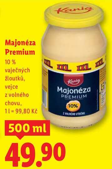 Majonéza Premium, 500 ml