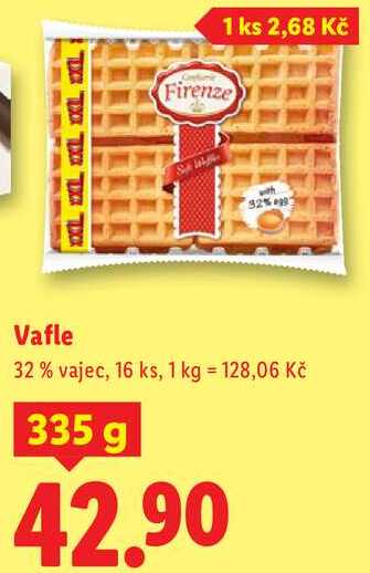 Vafle, 335 g