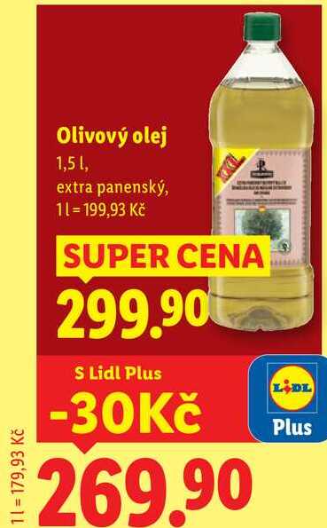 Olivový olej, 1,5 l