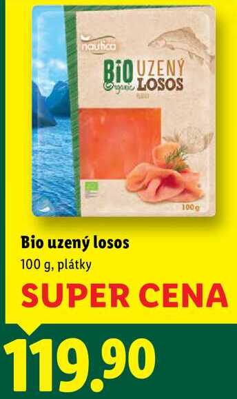 Bio uzený losos, 100 g