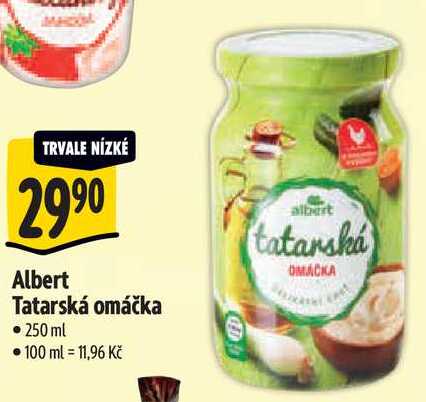 Albert Tatarská omáčka, 250 ml 