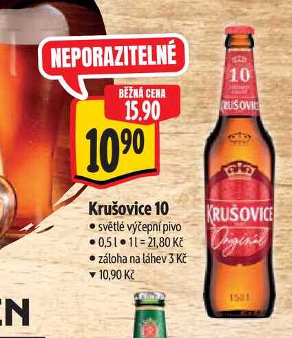   Krušovice 10 0,5 l
