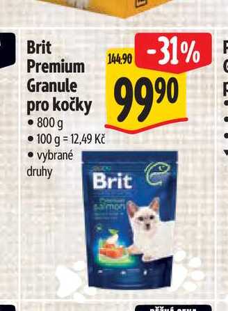 Brit  Premium Granule pro kočky  800 g 