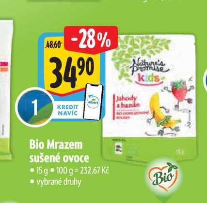 bio Mrazem sušené ovoce 15 g
