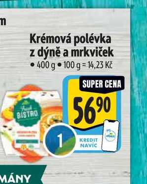   Krémová polévka z dýně a mrkviček 400 g 