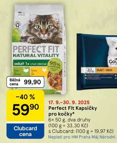 Perfect Fit Kapsičky pro kočky, 6x 50 g 