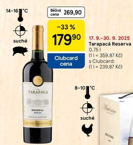Tarapacá Reserva, 0.75 l