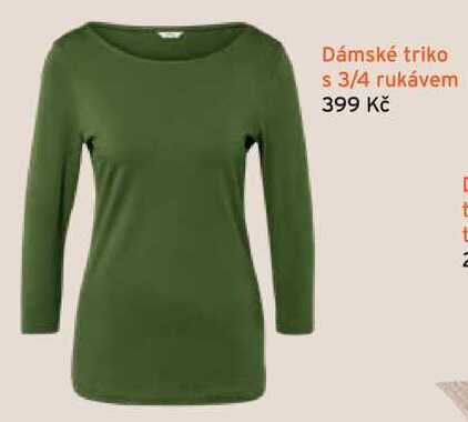 Dámské triko s 3/4 rukávem 