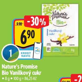 Nature's Promise Bio Vanilkový cukr, 8 g 