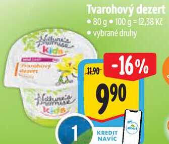 Tvarohový dezert, 80 g 