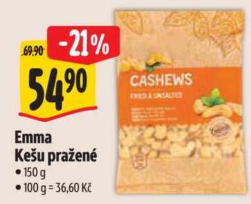 Emma Kešu pražené, 150 g 