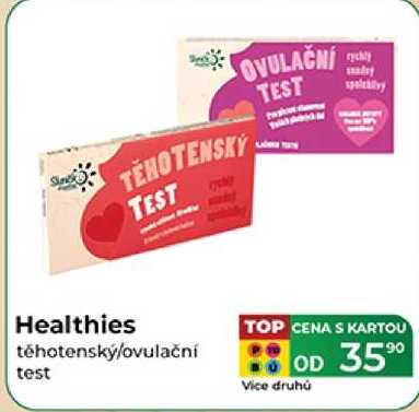 Healthies těhotenský/ovulační test 