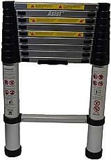 ASIST ALU TELESKOPICKÝ ŽEBŘÍK „AR99-6250”, 9 PŘÍČEK, 2,5 M