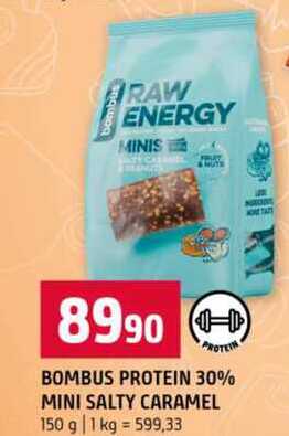BOMBUS PROTEIN 30% MINI SALTY CARAMEL 150 g