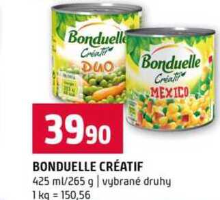 BONDUELLE CRÉATIF 425 ml/265 g