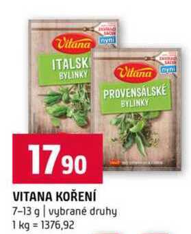 VITANA KOŘENÍ 7-13 g
