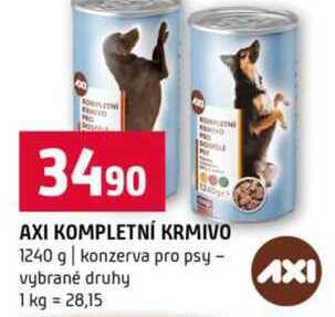 AXI KOMPLETNÍ KRMIVO 1240 g