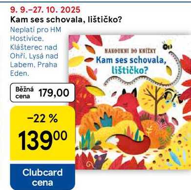Kam ses schovala, lištičko? 