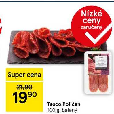 Tesco Poličan, 100 g, balený  