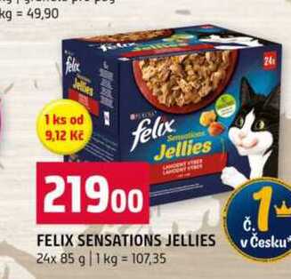 FELIX SENSATIONS JELLIES 24x 85 g