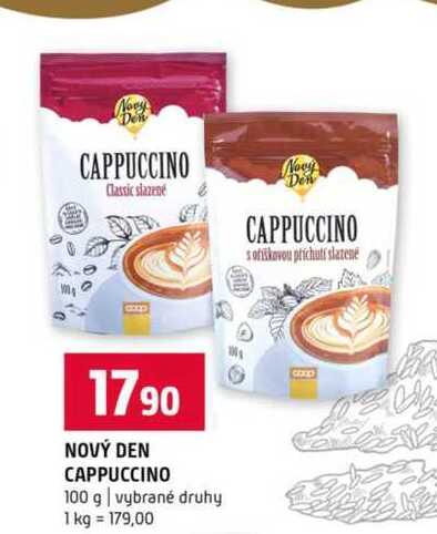NOVÝ DEN CAPPUCCINO 100 g