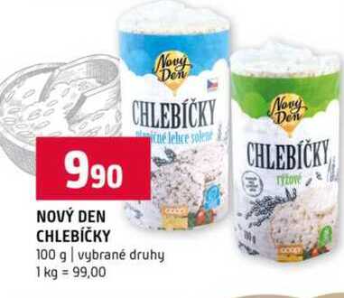 NOVÝ DEN CHLEBÍČKY 100 g