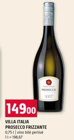 VILLA ITALIA PROSECCO FRIZZANTE 0,75 l