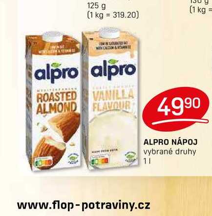 ALPRO NÁPOJ vybrané druhy 1l