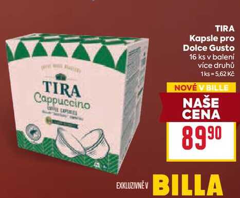 TIRA Kapsle pro Dolce Gusto 16 ks v balení