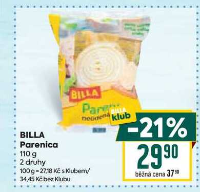 BILLA Parenica 110 g 